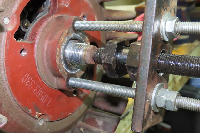 Extraction du volant magnétique